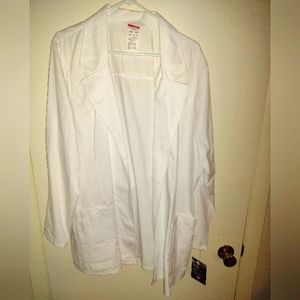Women's Labcoat 2X Dickies Medical NWT White
